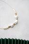 Heliophilia Silver Collar Dorado y Blanco con Colgante de Aleación